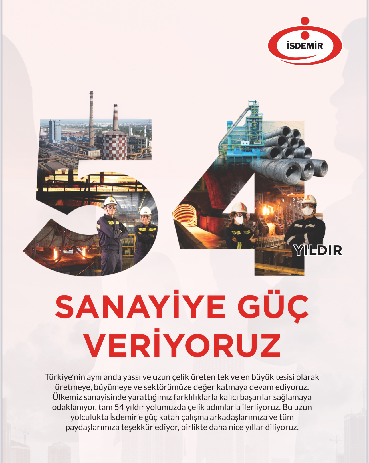 İSDEMİR A.Ş’DEN 54. YILDÖNÜM KUTLAMASI