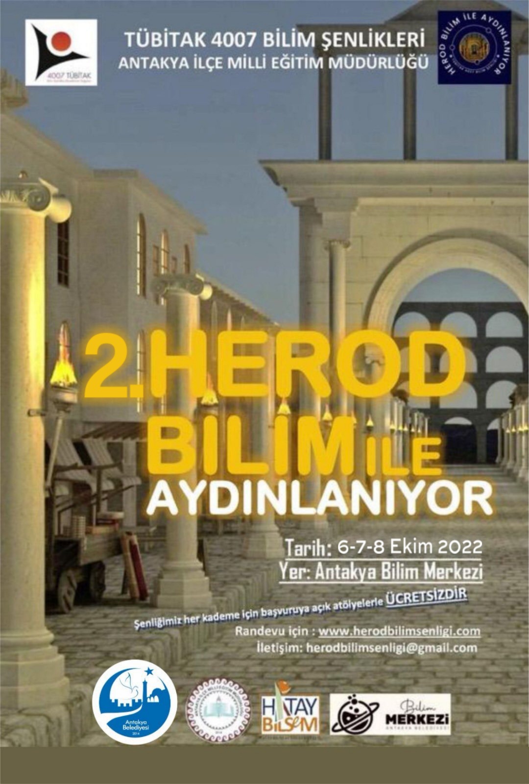 Antakya' da HEROD 2. Bilim Şenliği Başlıyor