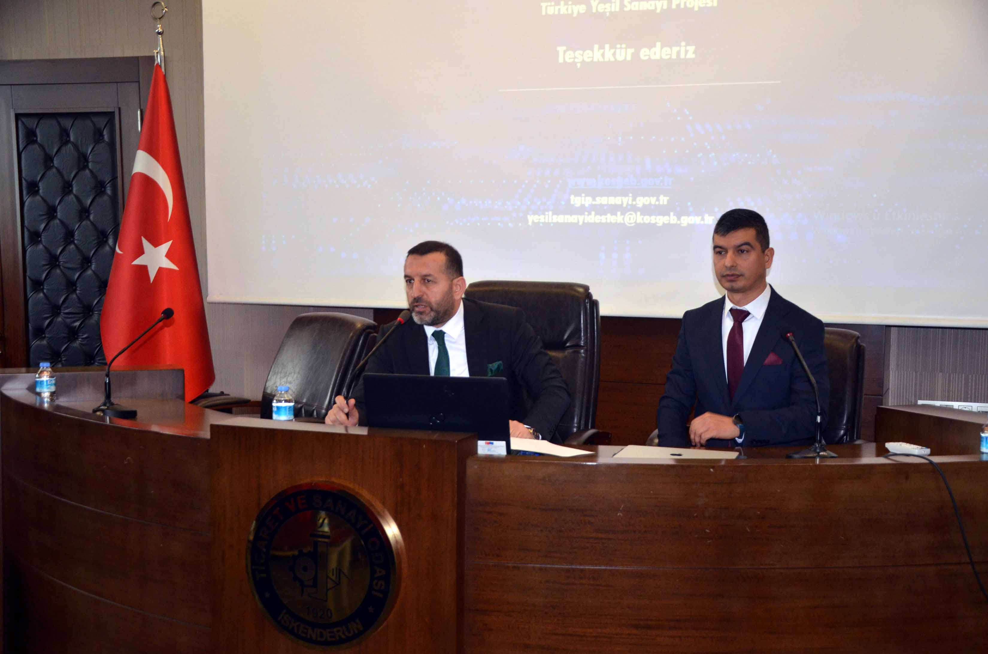 İTSO MECLİSİNDE KOSGEB SEMİNERİ YAPILDI