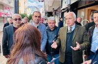 Duduoğlu, esnafın sorunlarını dinledi: Esnaf, Duduoğlu’nu umut olarak görüyor!
