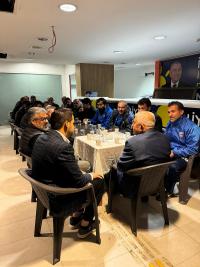 İSKENDERUN VETERANLAR KULÜBÜ'NDEN NAZMİ CEYLAN'A ZİYARET