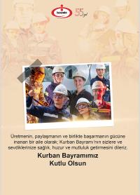 İSDEMİR A.Ş’DEN BAYRAM KUTLAMA MESAJI