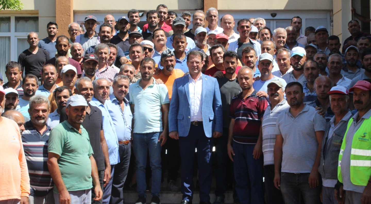 BAŞKAN ERYILMAZ YİNE EMEKÇİNİN YANINDA