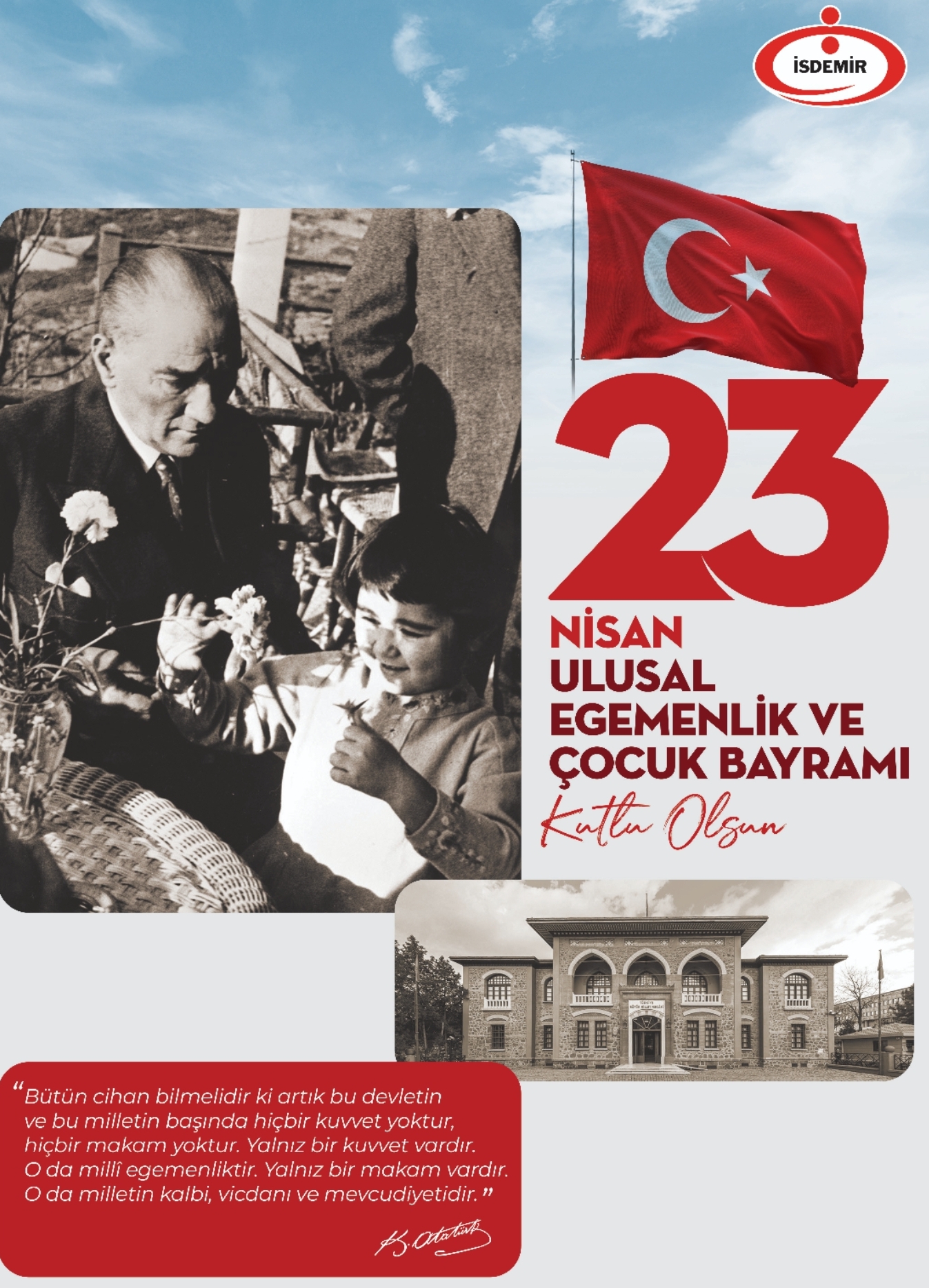 İSDEMİR'DEN 23 NİSAN KUTLAMASI